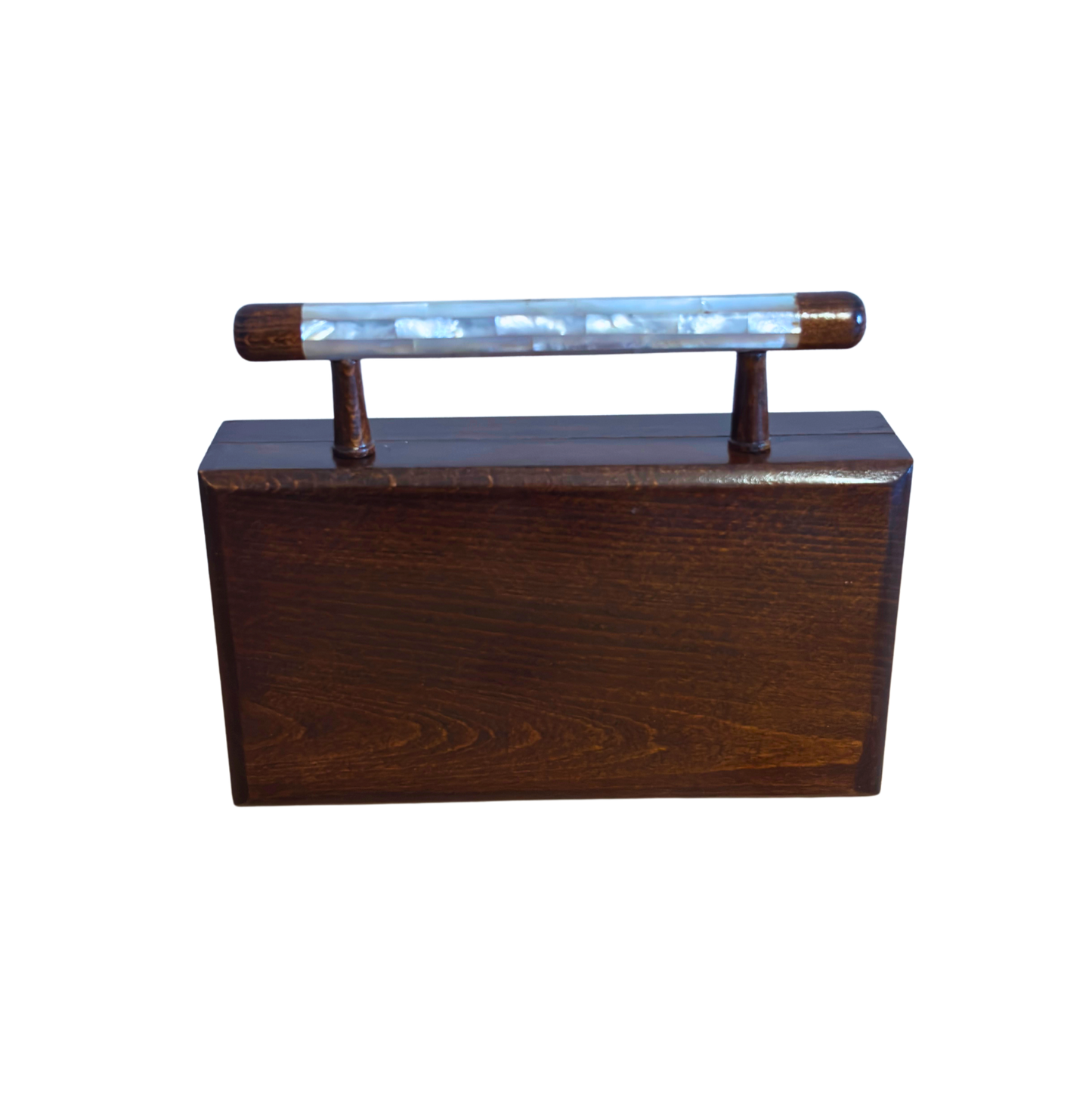 The Garden of Noor – Luxury Damascene Clutch with Floral Mother of Pearl & Brocade Interior