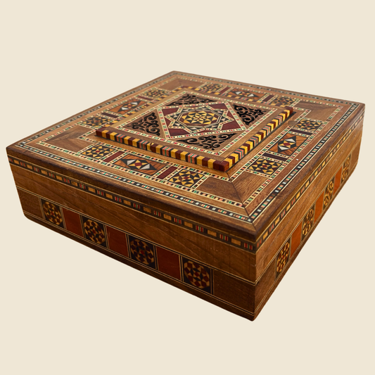 Boîte Damasquinée – Œuvre Artisanale pour Bijoux et Souvenirs