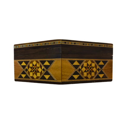 Handcrafted Damascene Mosaic Box – Mother of Pearl & Velvet Elegance