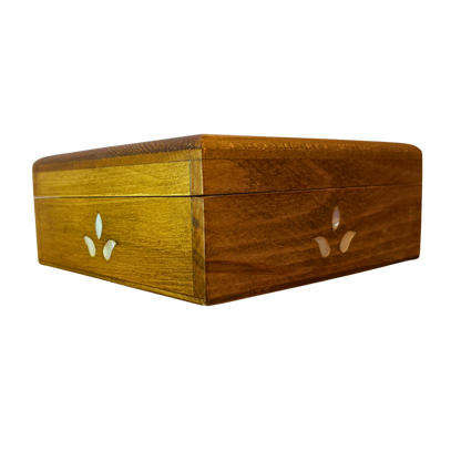 Handcrafted Damascene Luxury Box – Mother of Pearl & Velvet Elegance
